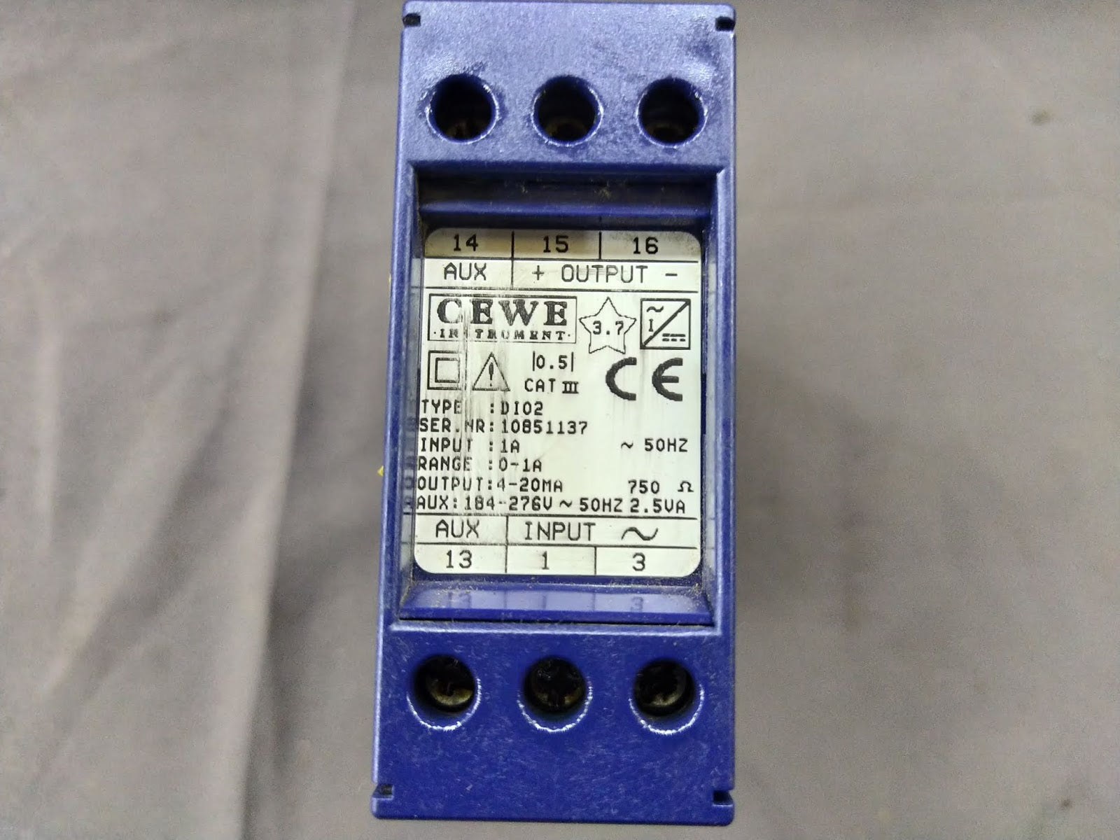 CEWE DI02 AC Current Transducer