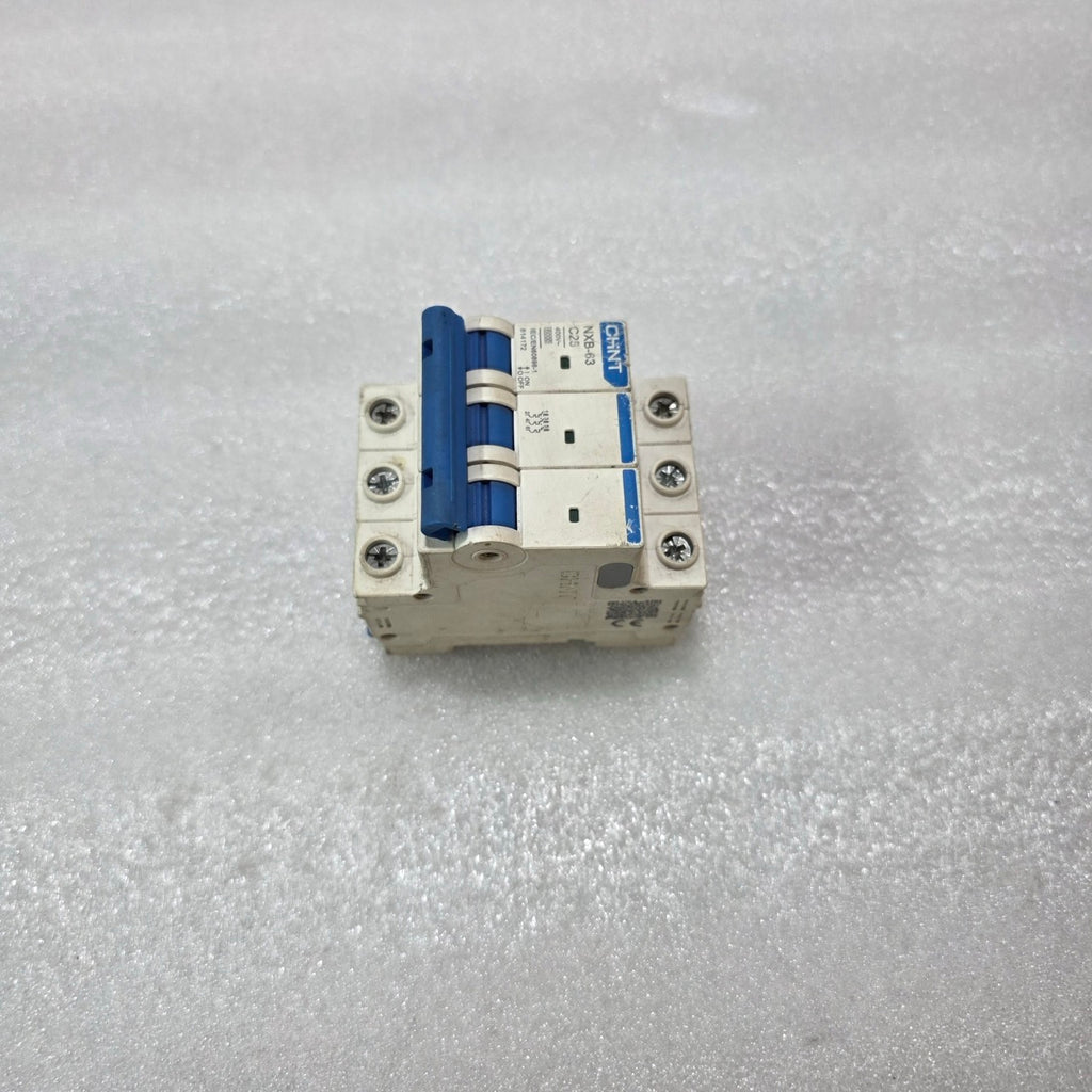 CHINT NXB-63 C25 3 POLE MINIATURE CIRCUIT BREAKER MCB 25A 400V IEC/EN60898-1