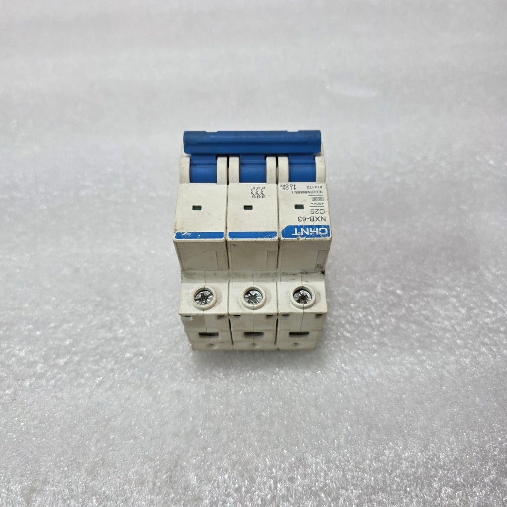 CHINT NXB-63 C25 3 POLE MINIATURE CIRCUIT BREAKER MCB 25A 400V IEC/EN60898-1