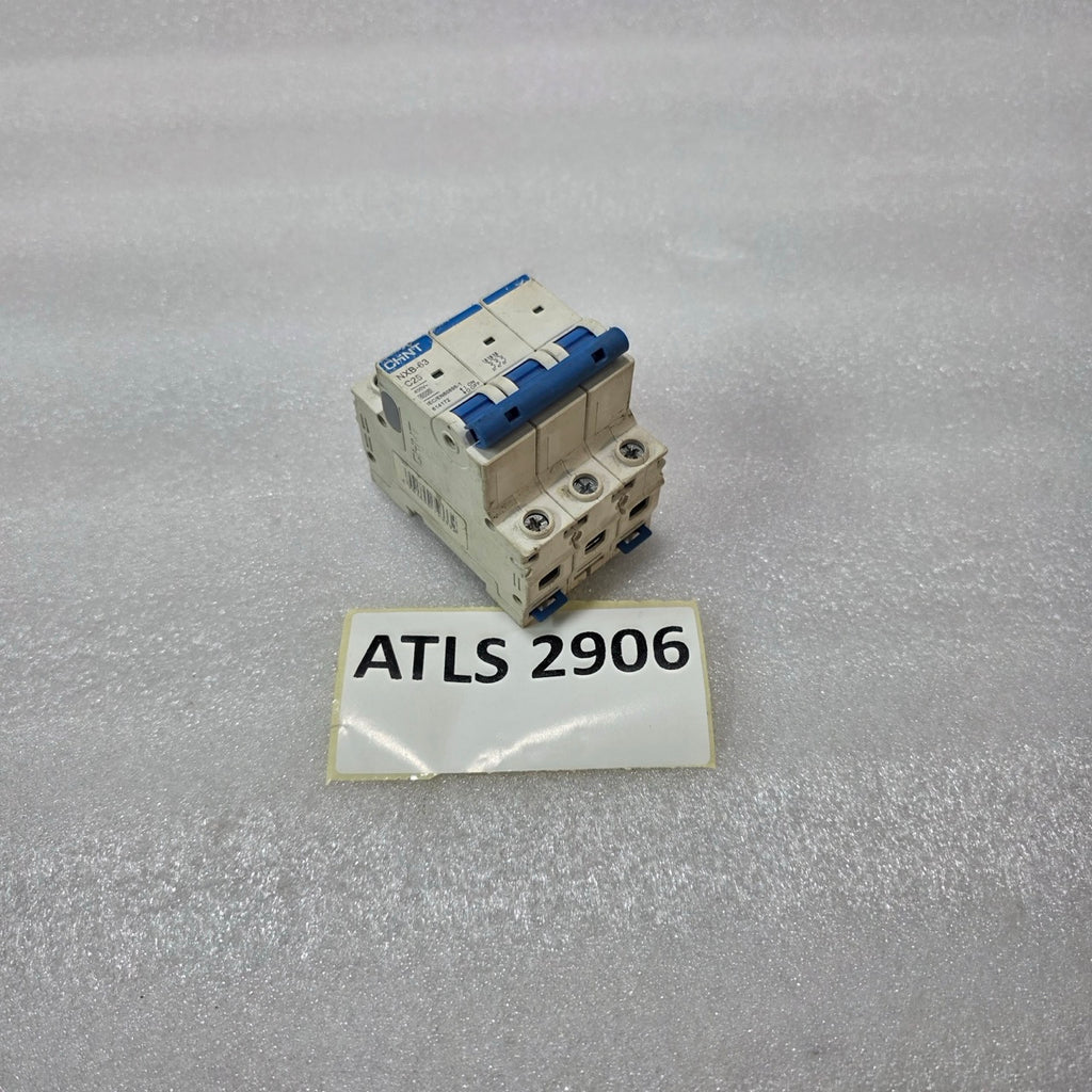 CHINT NXB-63 C25 3 POLE MINIATURE CIRCUIT BREAKER MCB 25A 400V IEC/EN60898-1