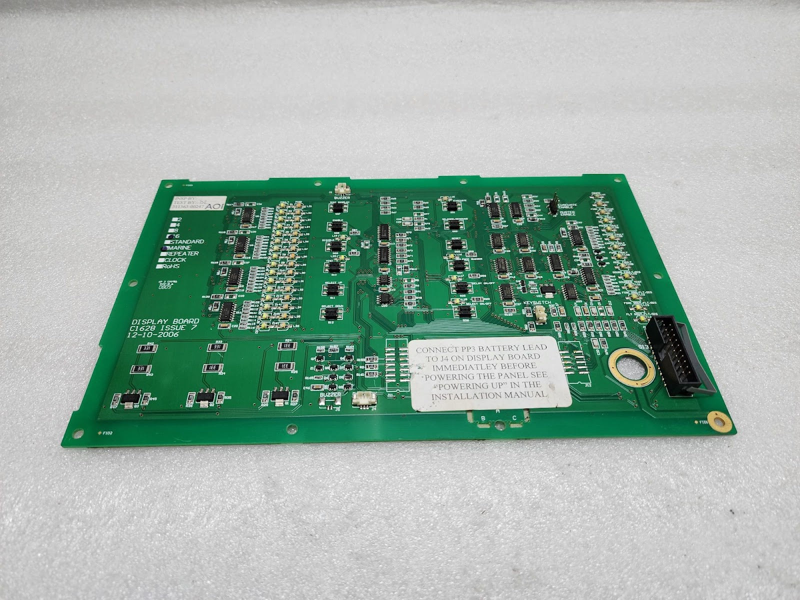 CI628 DISPLAY BOARD 311363-00247 1800609-16