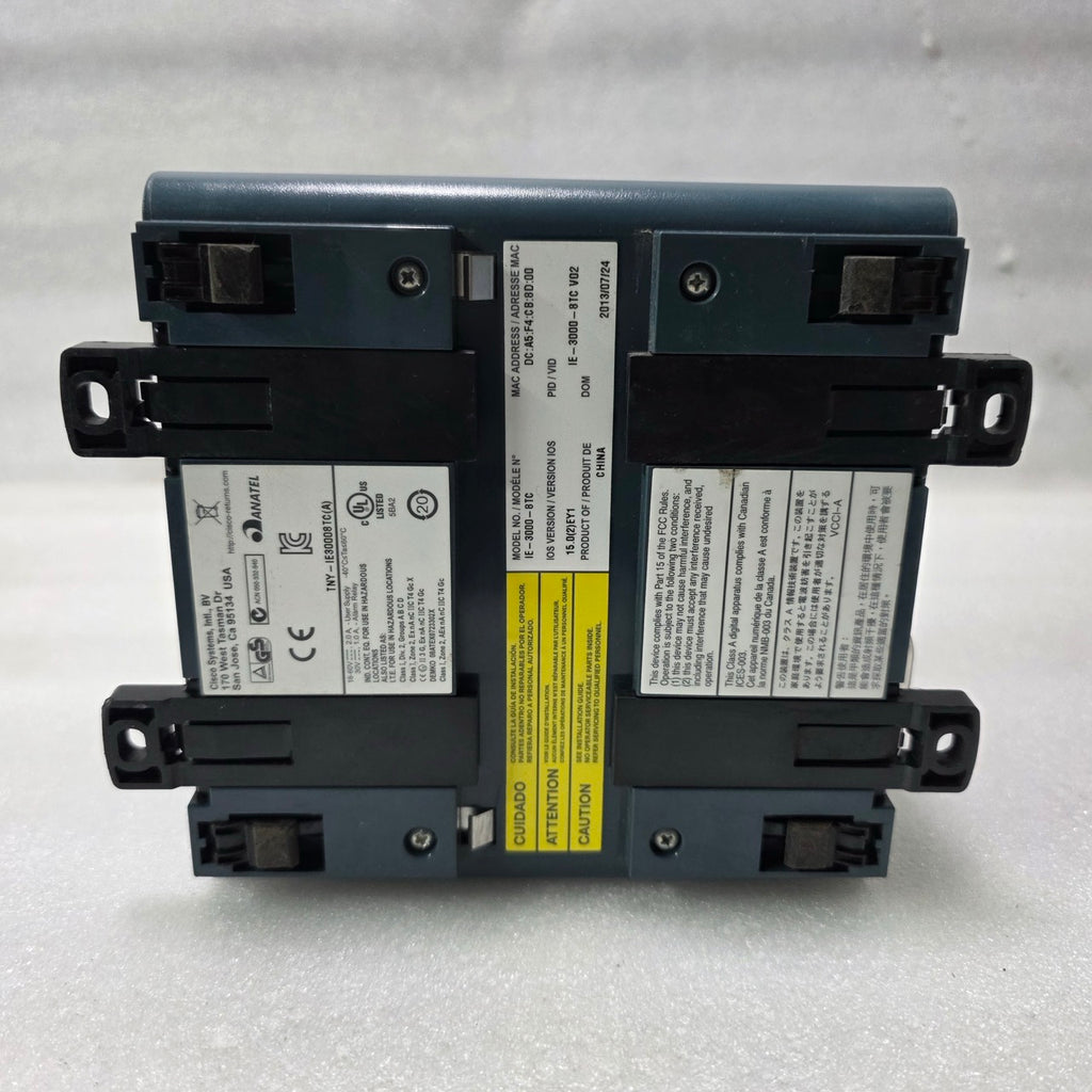 CISCO IE-3000-8TC V02 INDUSTRIAL ETHERNET SWITCH | IOS 15.0(2)EY1  | 18–60V DC