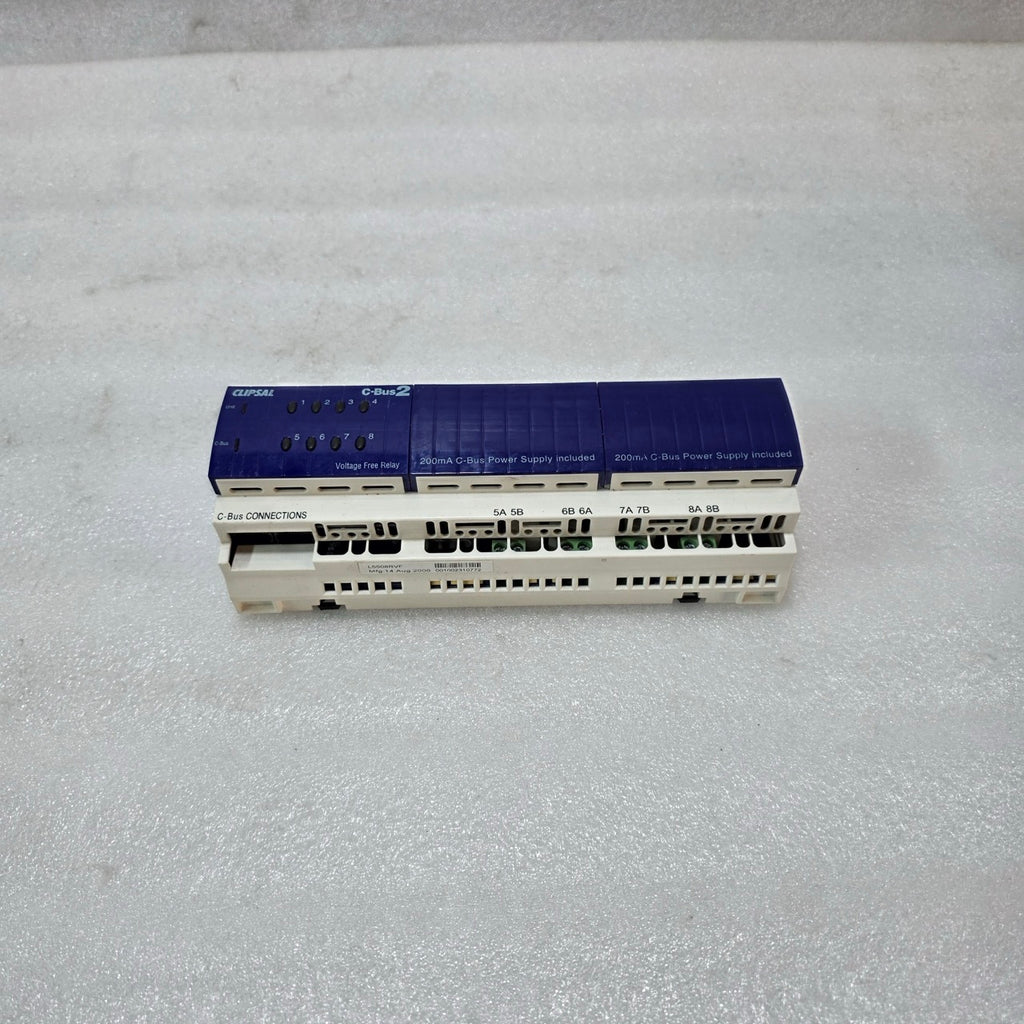 CLIPSAL C-BUS 2 L5508RVF 8 CHANNEL VOLTAGE FREE RELAY | 240V AC 10A