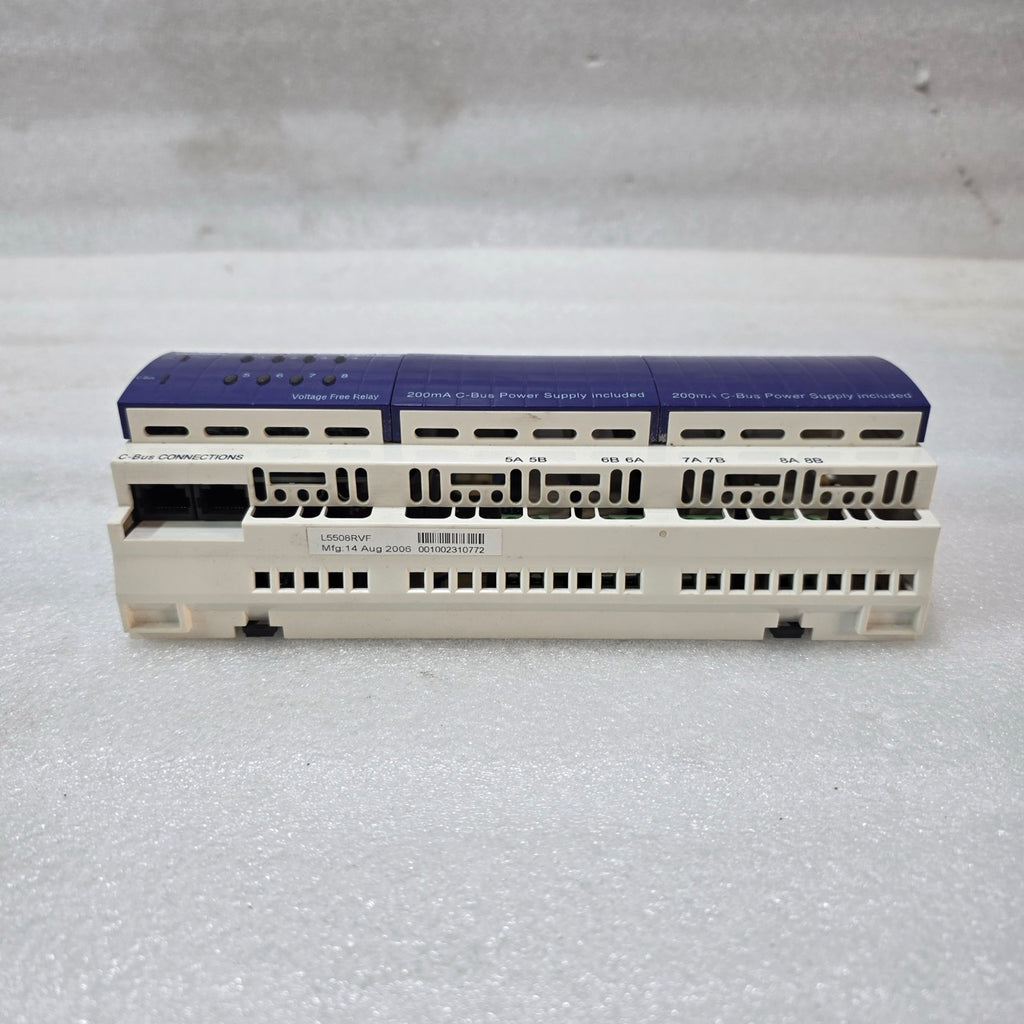 CLIPSAL C-BUS 2 L5508RVF 8 CHANNEL VOLTAGE FREE RELAY | 240V AC 10A