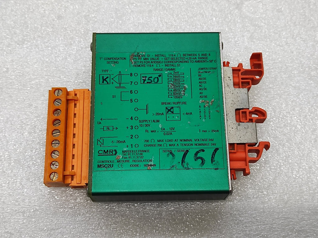 CMR MSC2U MONITORING MODULE 9254409 MS C2U