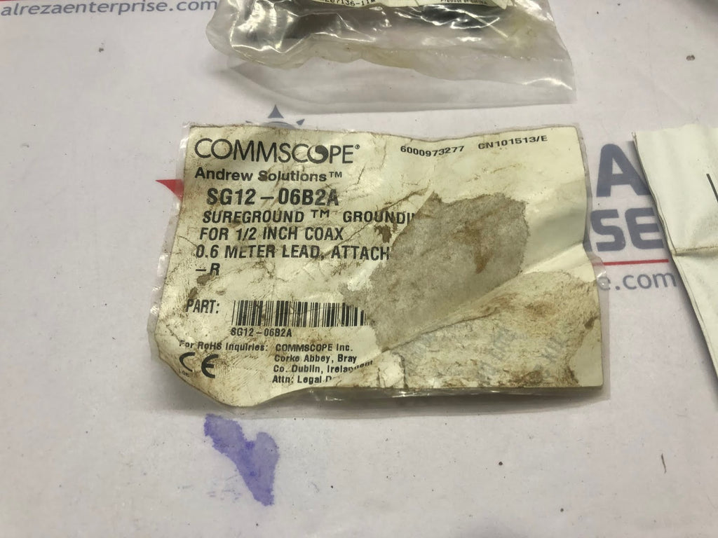 COMMSCOPE SG12-06B2A GROUNDING KIT FOR 1/2 IN COAXIAL CABLE