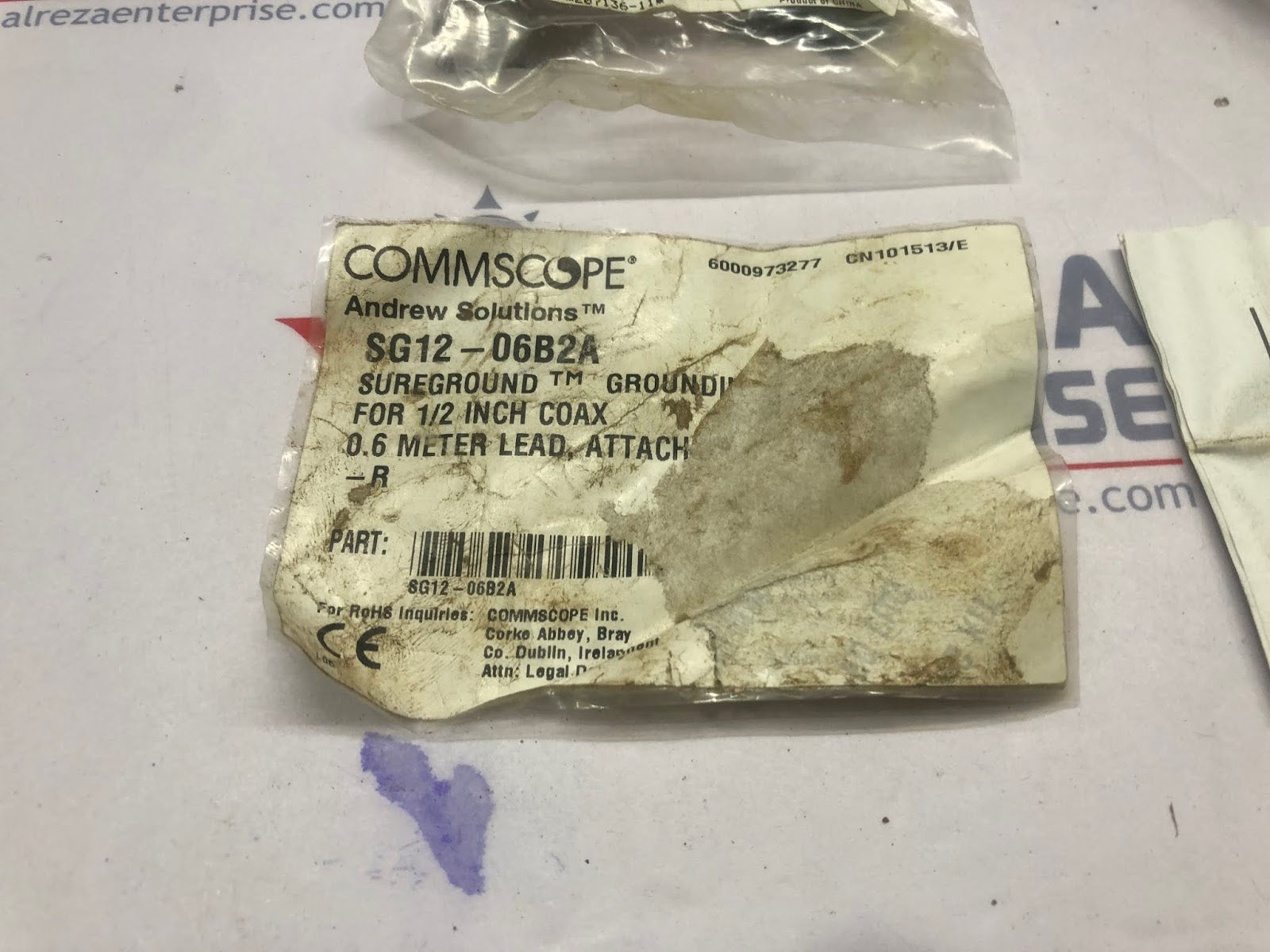 COMMSCOPE SG12-06B2A GROUNDING KIT FOR 1/2 IN COAXIAL CABLE