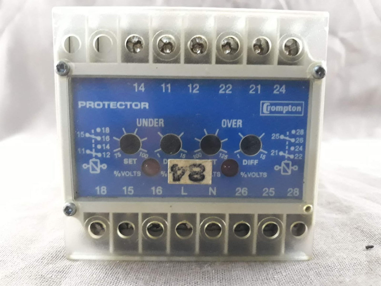 Crompton Protector 253-PVBW Frequency Relay 253 PVBW