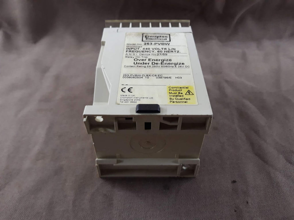 Crompton Protector 253-PVBW Frequency Relay 253 PVBW
