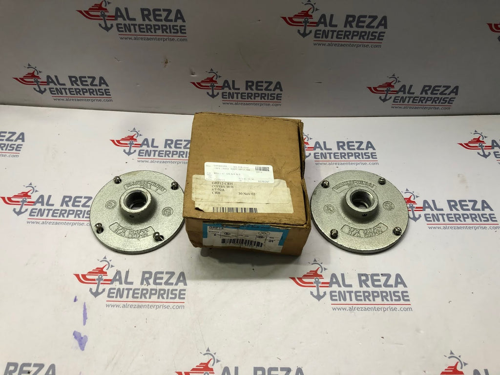 CROUSE-HINDS GRF12 3/4" HUB COVER