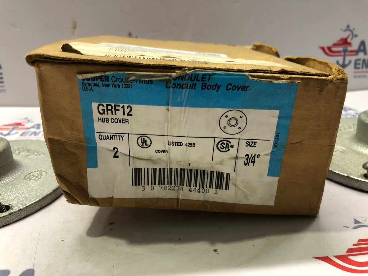 CROUSE-HINDS GRF12 3/4" HUB COVER