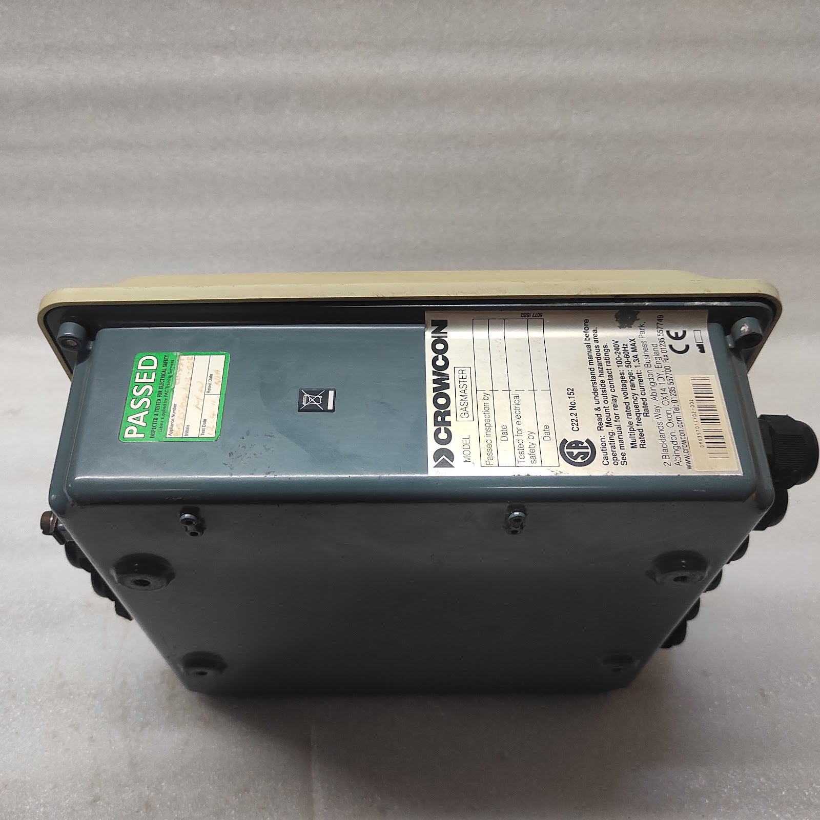 CROWCON GASMASTER 4 GAS MONITOR PANEL