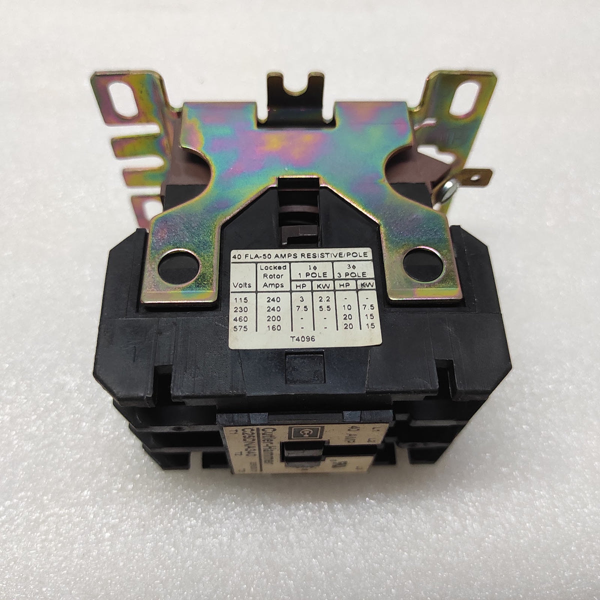 CUTLER HAMMER C25DNA340 MAGNETIC CONTACTOR 40A COIL VOLTAGE 24V