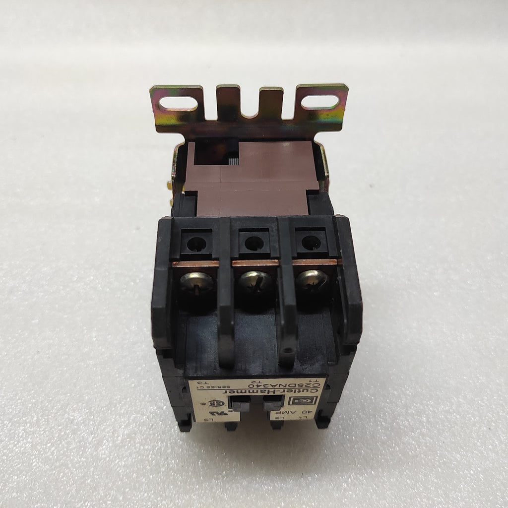 CUTLER HAMMER C25DNA340 MAGNETIC CONTACTOR 40A COIL VOLTAGE 24V