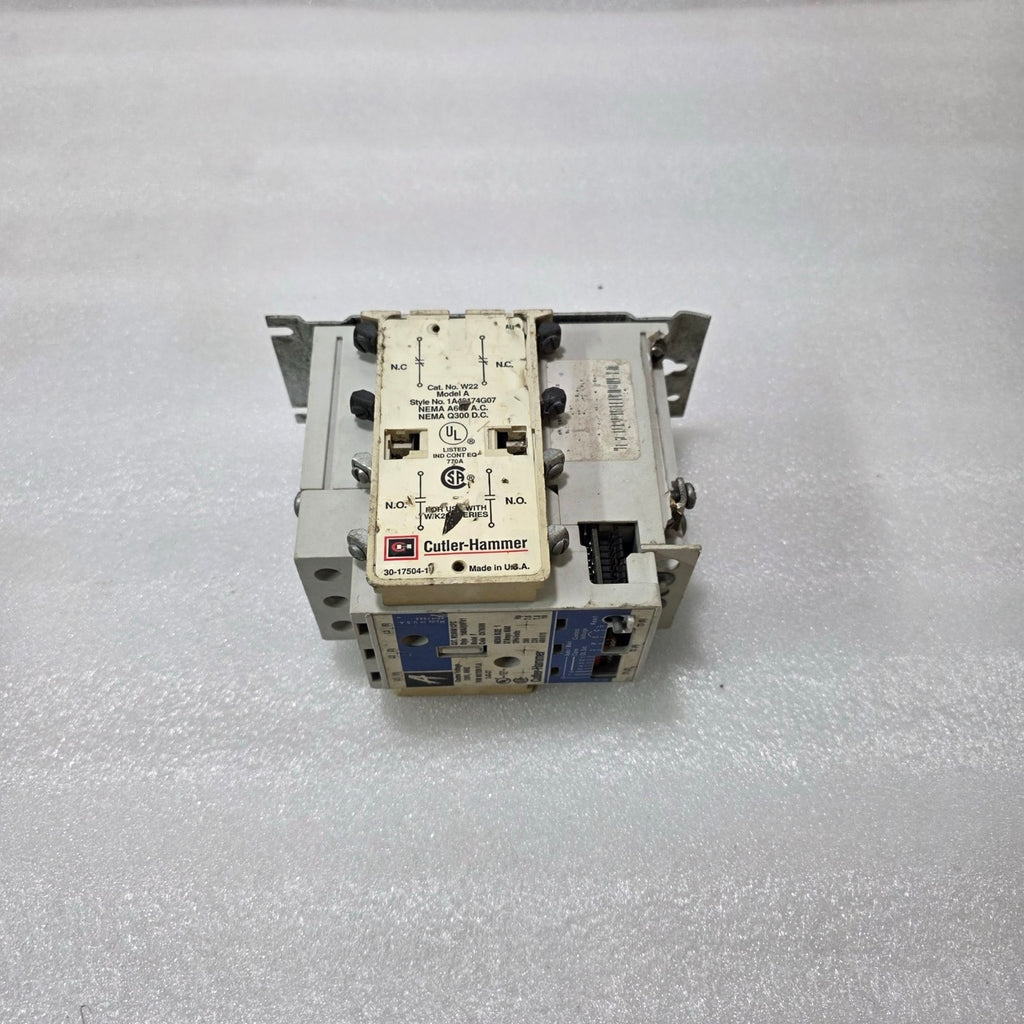 CUTLER HAMMER W200M1CFC MOTOR STARTER | NEMA SIZE 1 | 120V COIL | 3.43–27 FLA