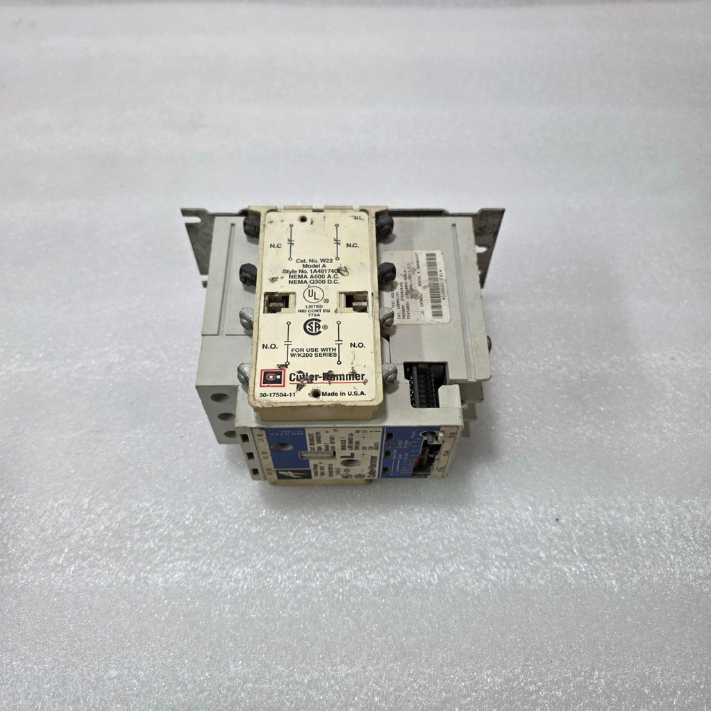 CUTLER HAMMER W200MLCFC MOTOR STARTER | NEMA SIZE 1 | 120V COIL | 0.5–3.8 FLA |