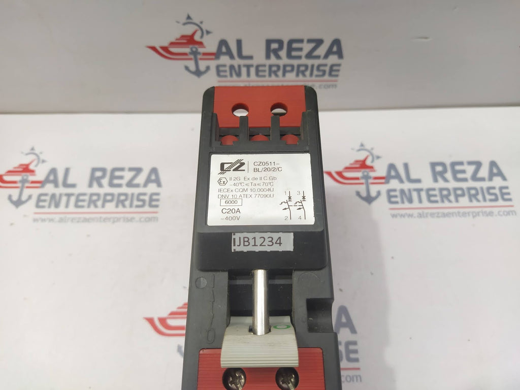 CZ CZ0511-BL/20/2/C CIRCUIT BREAKER C20A