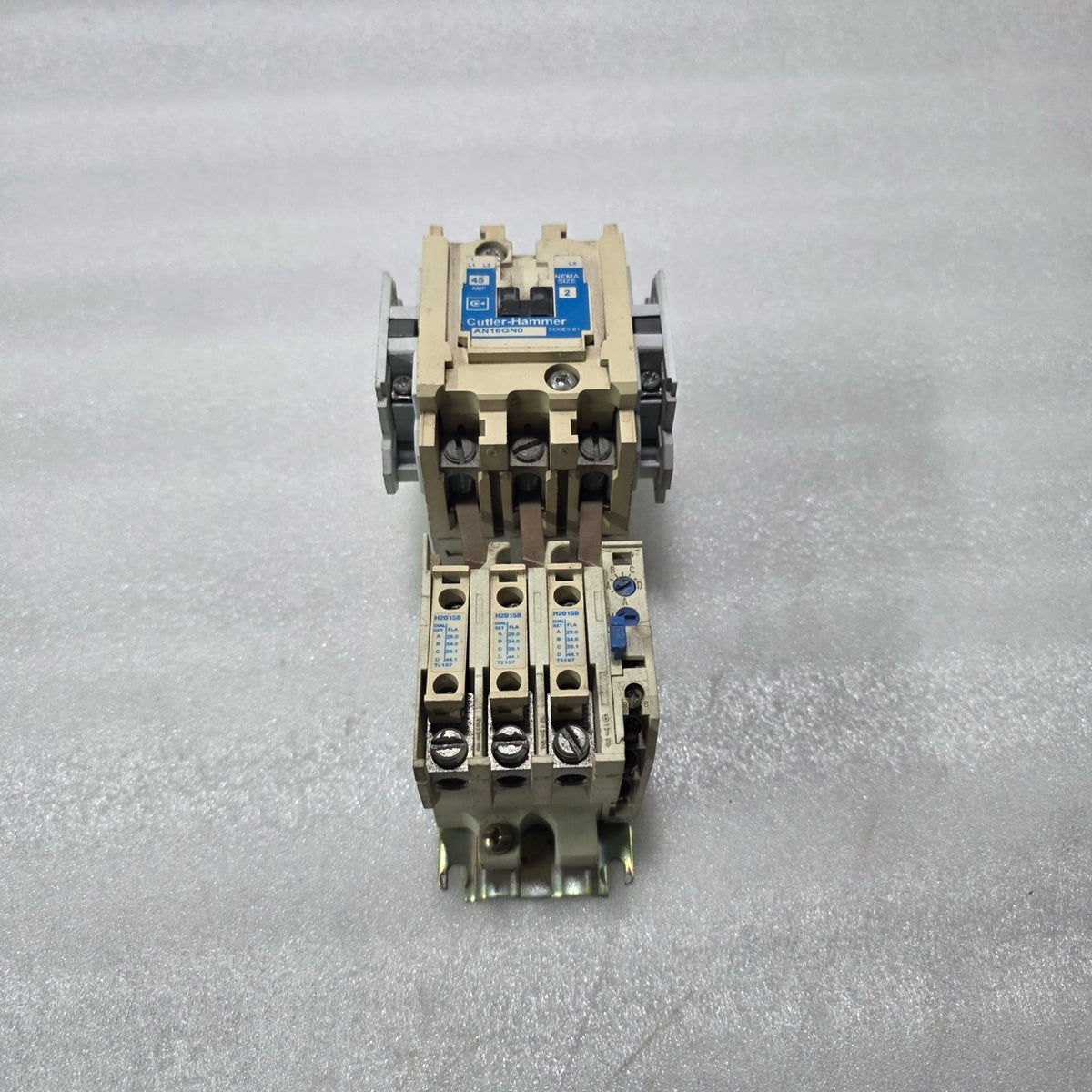 CUTLER HAMMER AN16GNO NEMA SIZE 2 45A CONTACTOR w/ C306GN3 OVERLOAD 3P