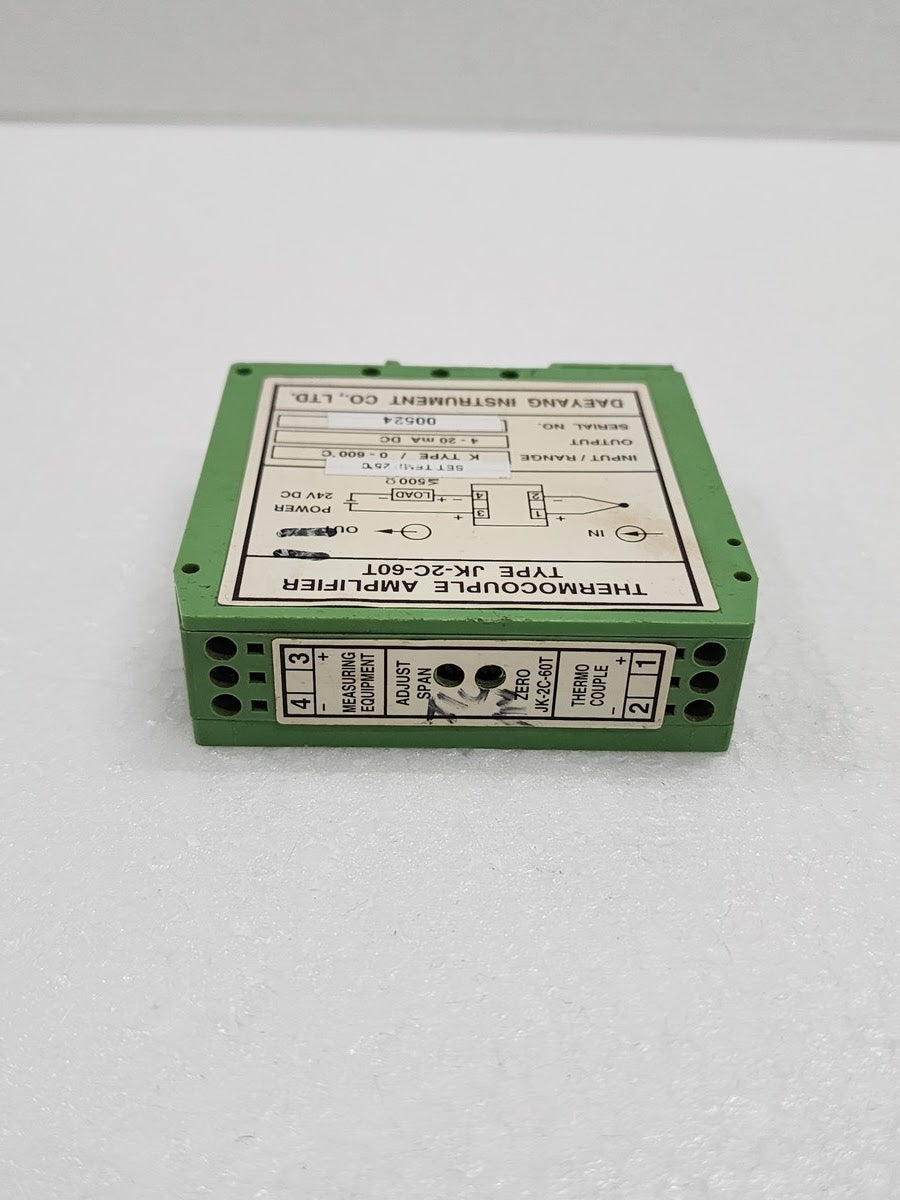 DAEYANG INSTRUMENT JK-2C-60T THERMOCOUPLE AMPLIFIER