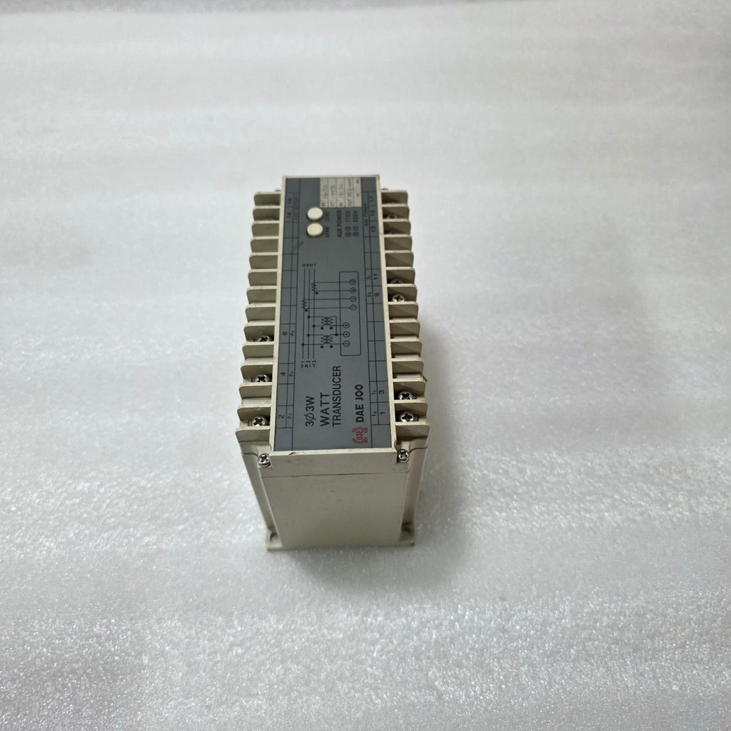 DAE JOO DT-33W-X1 WATT TRANSDUCER 5A 115V 60HZ | 4–20MA OUTPUT | POWER MONITORIN