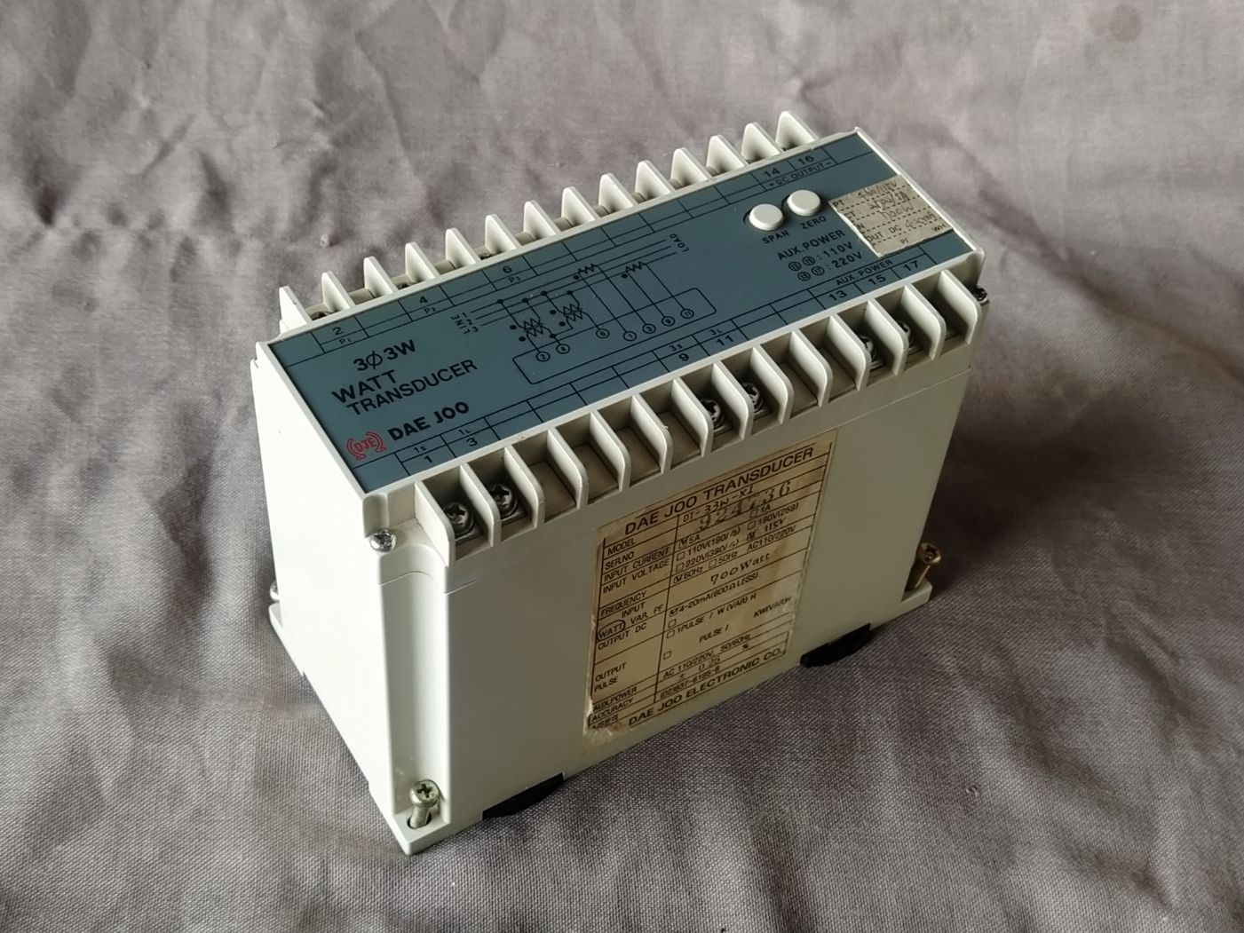 Dae Joo DT-33W-X1 Watt Transducer DT33WX1