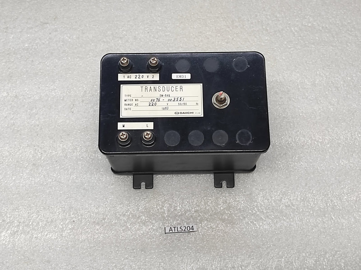 DAIICHI DM-64Q TRANSDUCER 220V