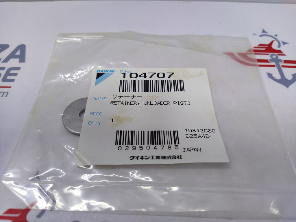 Daikin 104707 Retainer Unloader Piston