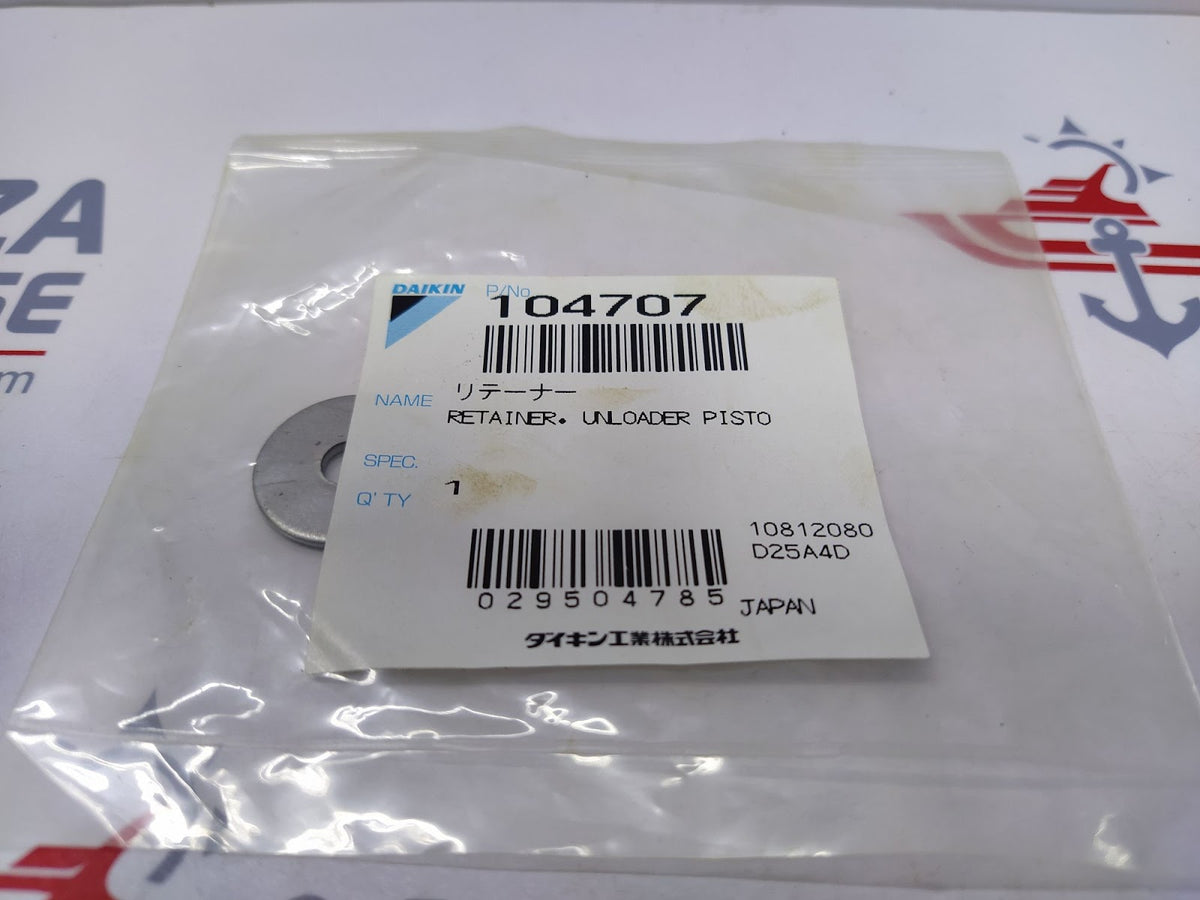 Daikin 104707 Retainer Unloader Piston