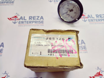 Daikin 285326 Pressure Gauge DU7/16 X 60 X 2 Toako CL1.5 0-25 kgf/cm2 R3624002-2