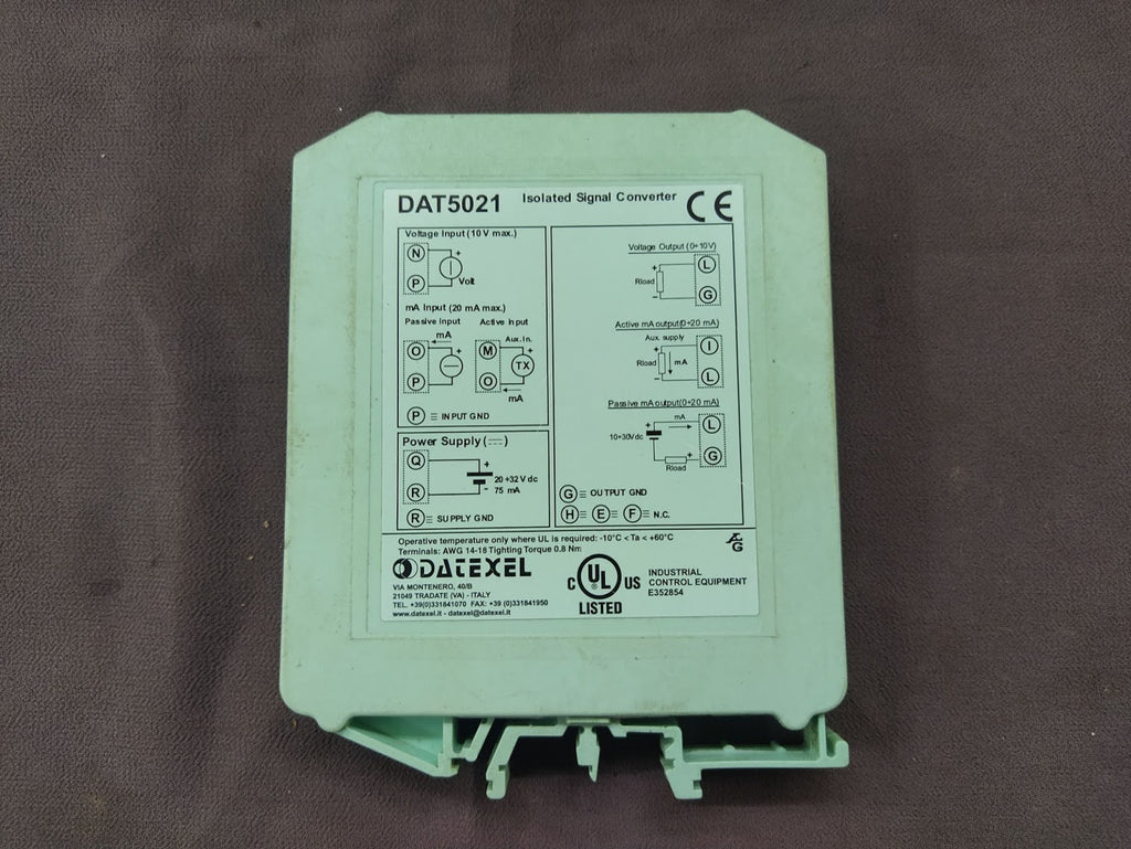 Datexel DAT5021 Isolated Signal Converter 20-32V DC