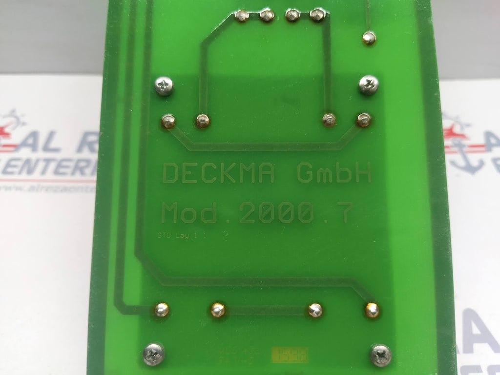 DECKMA GMBH MOD 2000 7