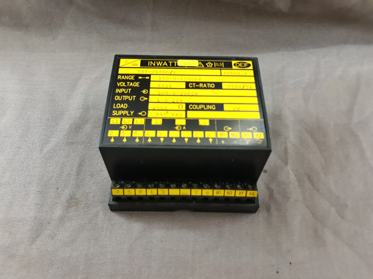 Deif Tap-210DG/1 Inwatt Transducer 32822.2 Range 150-0-1500 KW