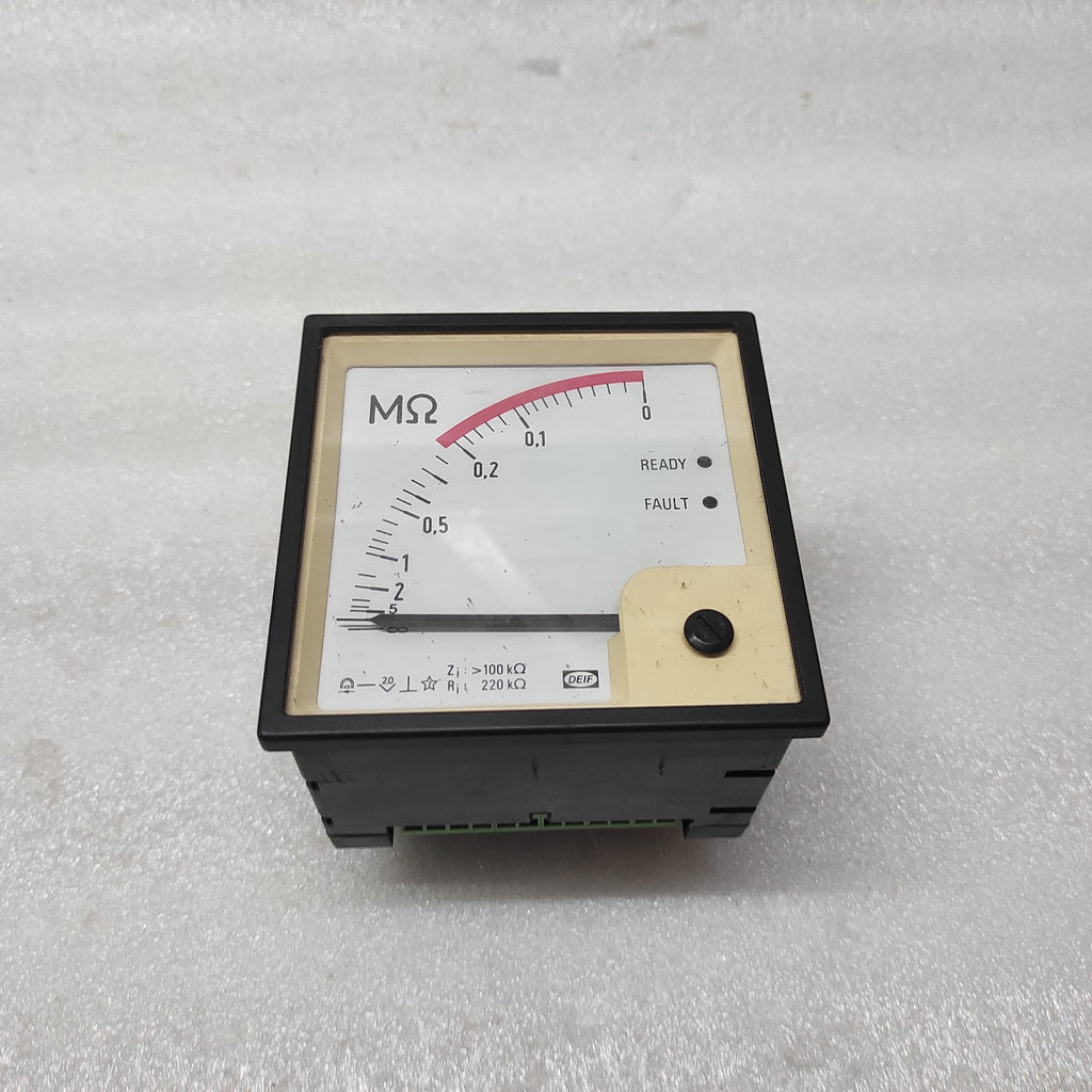 DEIF 400003634.30 AC NETOWRK INSULATION MONITOR 440VAC MEGA OHM METER