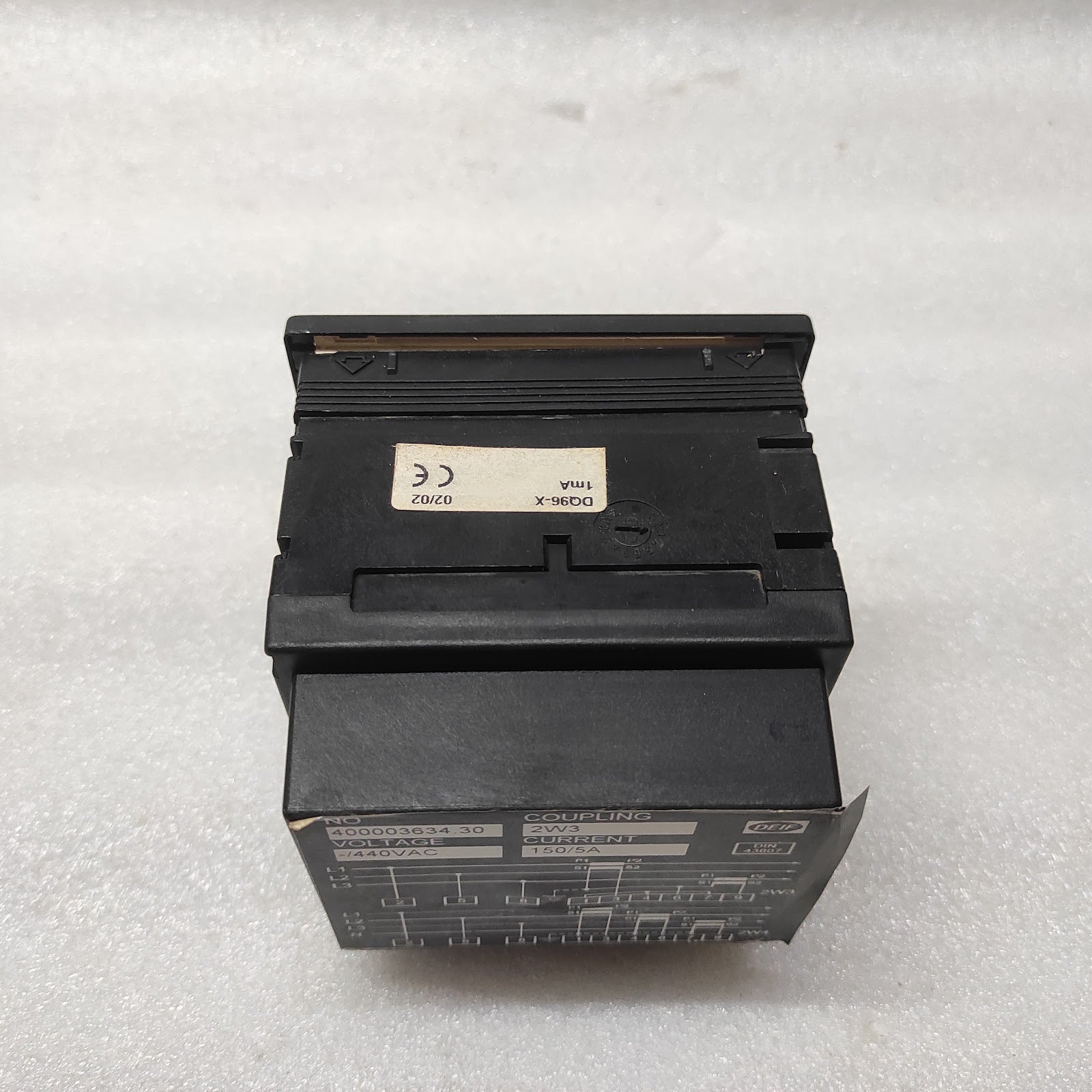 DEIF 400003634.30 AC NETOWRK INSULATION MONITOR 440VAC MEGA OHM METER