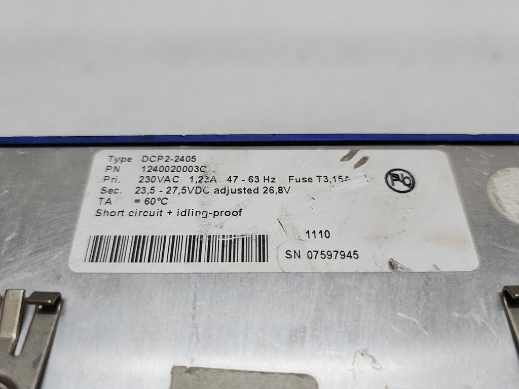 DEIF DCP2-2405 BATTERY CHARGER POEWR SUPPLY 24/5A 1240020003C