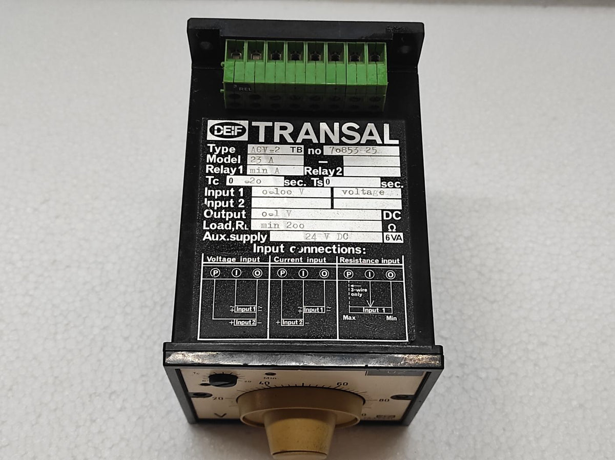 DEIF ACV-2 TB Protection Relays and Controllers 70853-25 23A TRANSAL