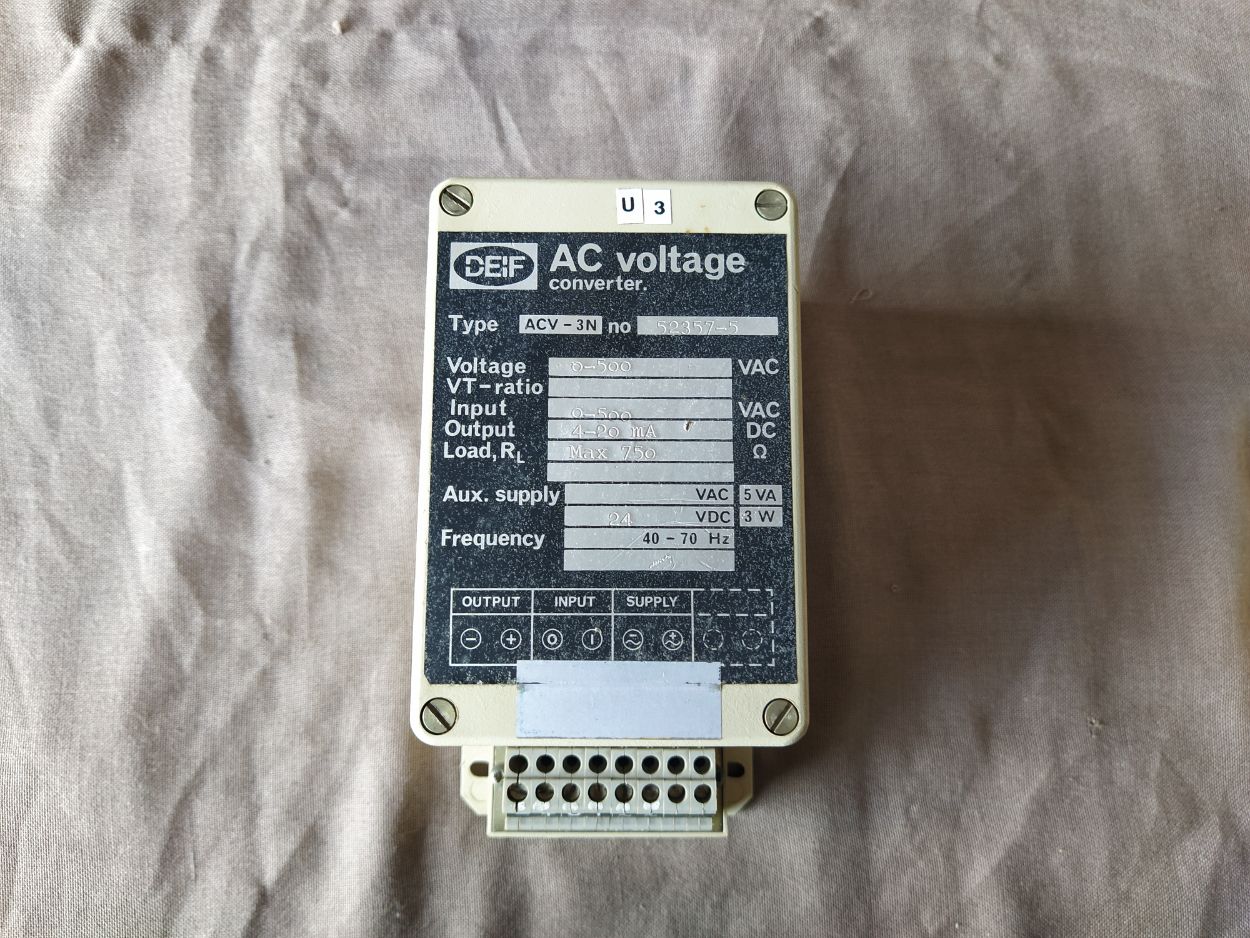 Deif ACV-3N AC Voltage Converter 52357-5
