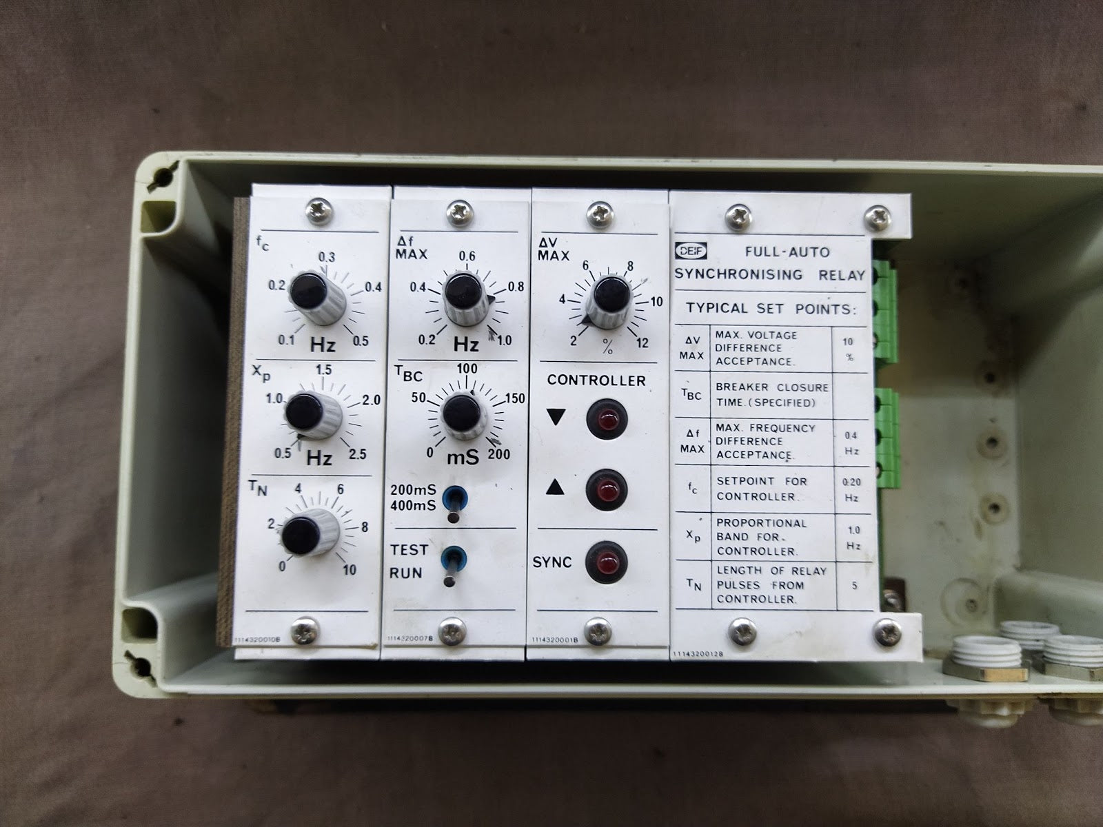 DEIF FAS-3N Full-Auto Synchronising Relay