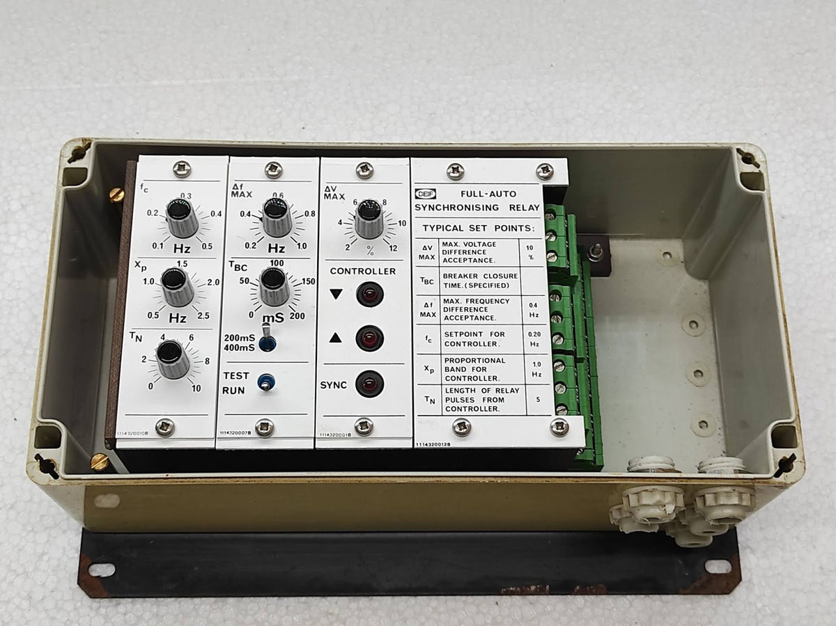 Deif Full Auto Synchronising Relay 1114320012B 1114320010B 1114320007B 111432000