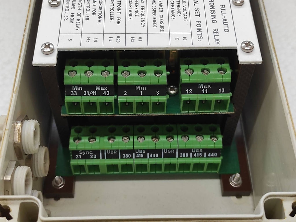 Deif Full Auto Synchronising Relay 1114320012B 1114320010B 1114320007B 111432000