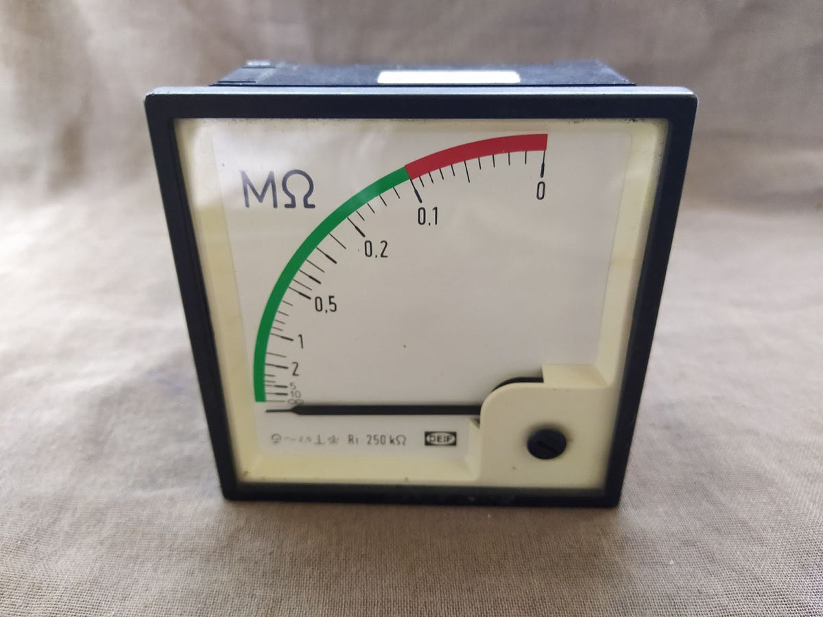 Deif Mega Ohm Meter Insulation Monitor 6D-4-2B-K 0-10 Mega Ohm