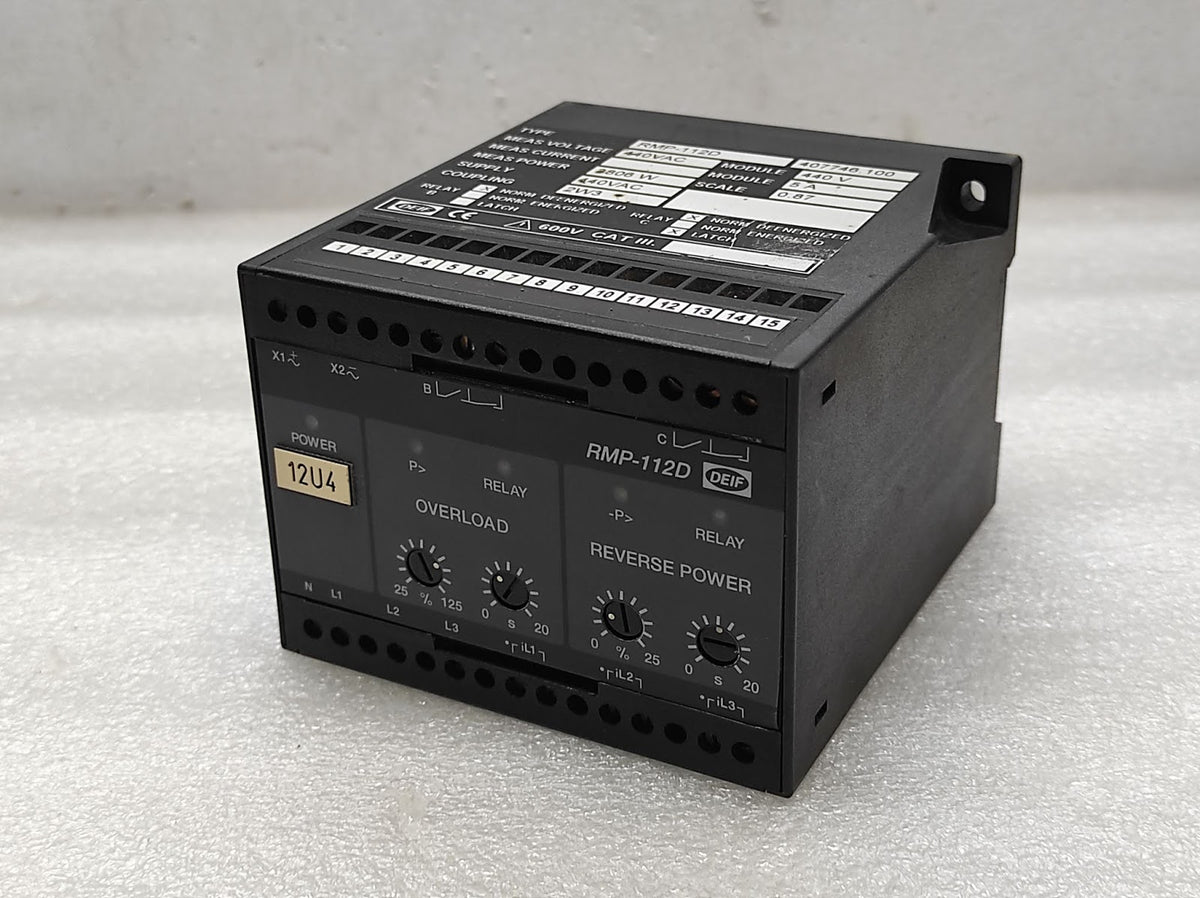 DEIF RMP-112D PROTECTION RELAY 407746.100