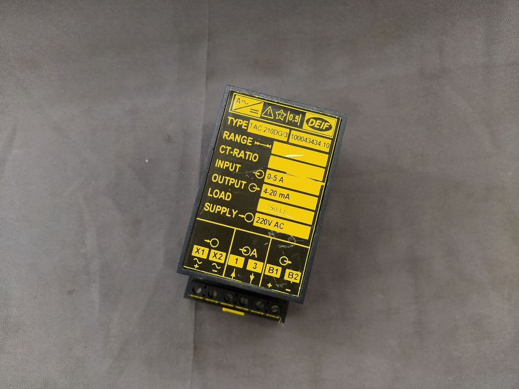 DEIF TAC-210DG/3 Transducer 100043434.10 TAC210DG3 220V