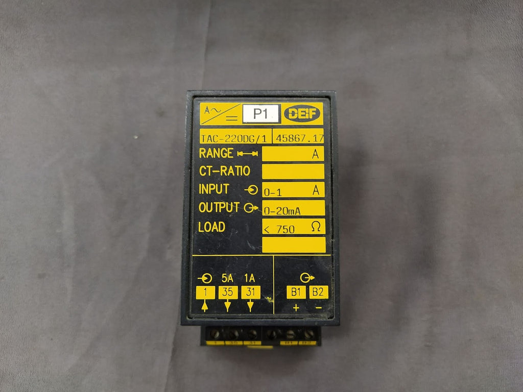 DEIF TAC-220DG/1 TRANSDUCER 45867.59 TAC220DG1