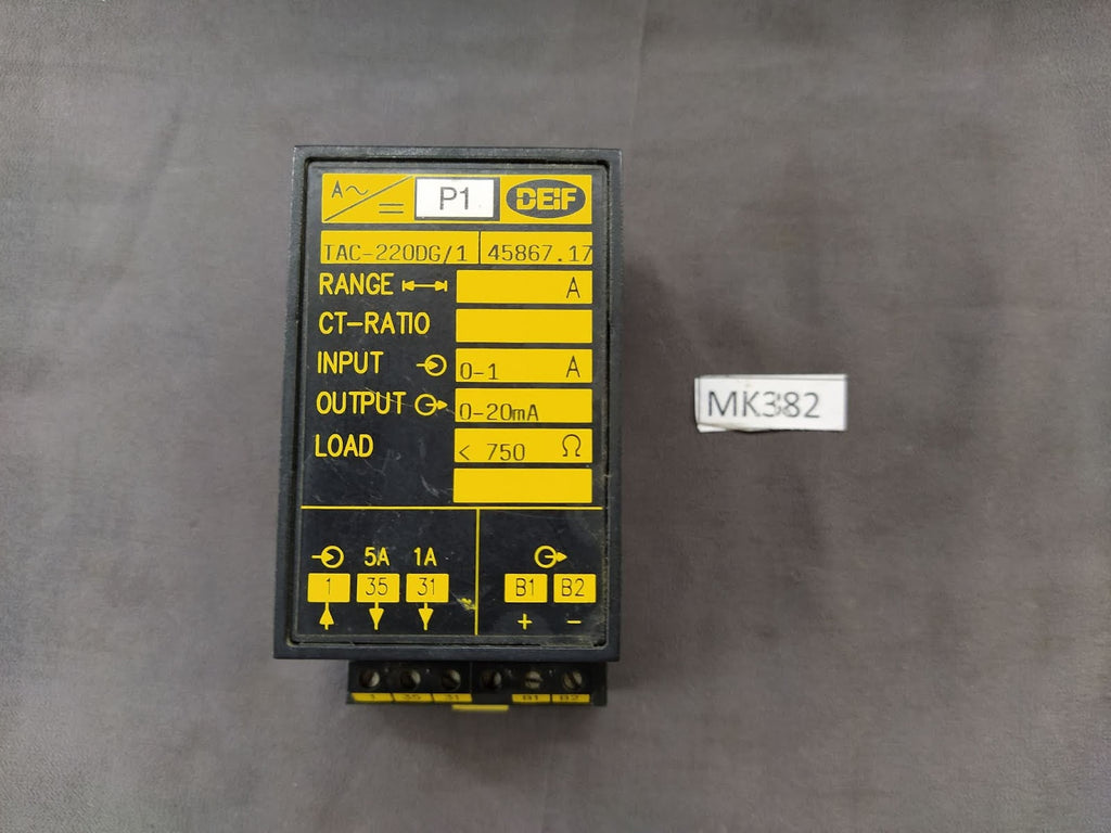 DEIF TAC-220DG/1 TRANSDUCER 45867.59 TAC220DG1