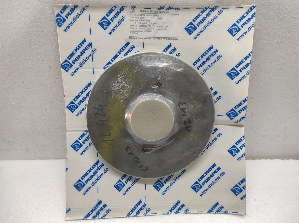 Dickow Pumpen NMB 26/210 Impeller 8141738-LFR 233 207MM