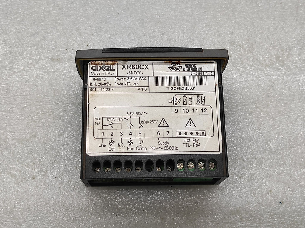 DIXELL XR60CX-5N0C0 DIGITAL ELECTRONIC TEMPERATURE CONTROLLER 230V
