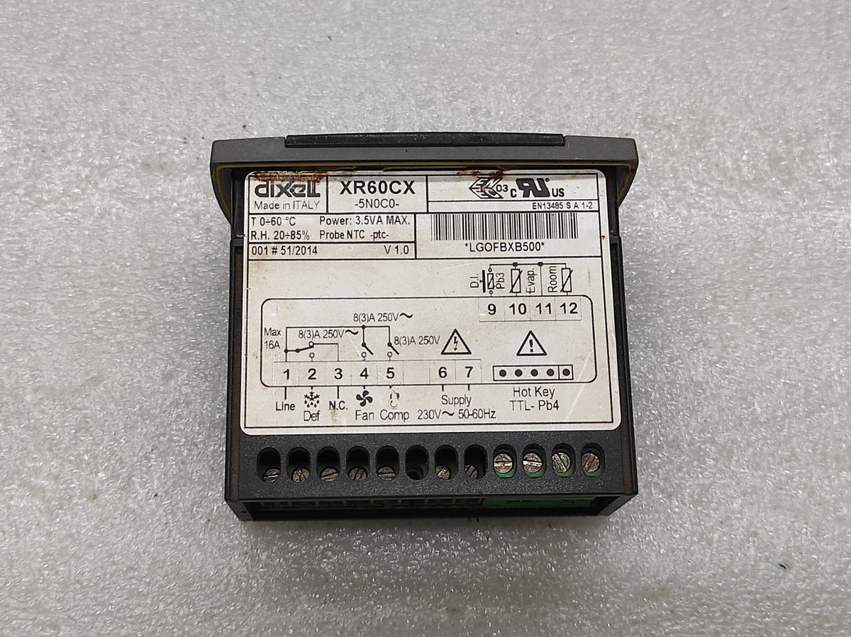 DIXELL XR60CX-5N0C0 DIGITAL ELECTRONIC TEMPERATURE CONTROLLER 230V