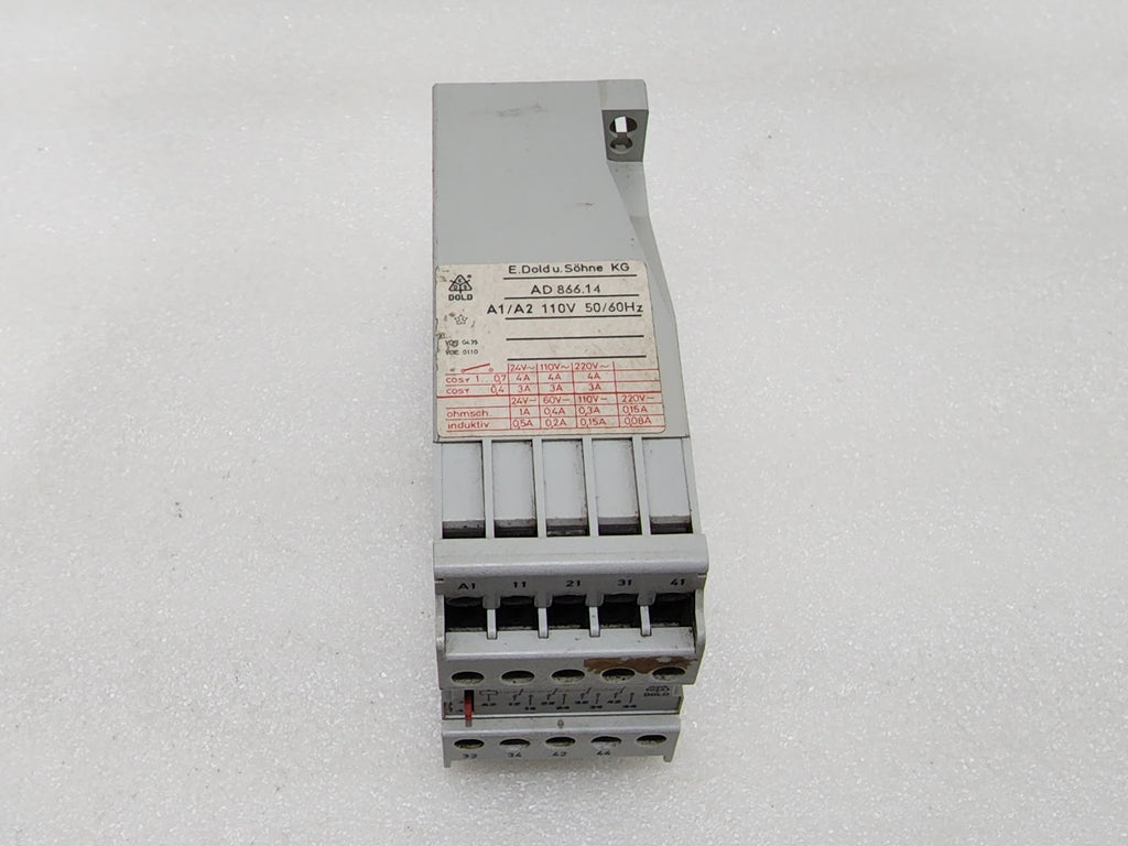DOLD AD 866.14 SWITCHING RELAY 110V