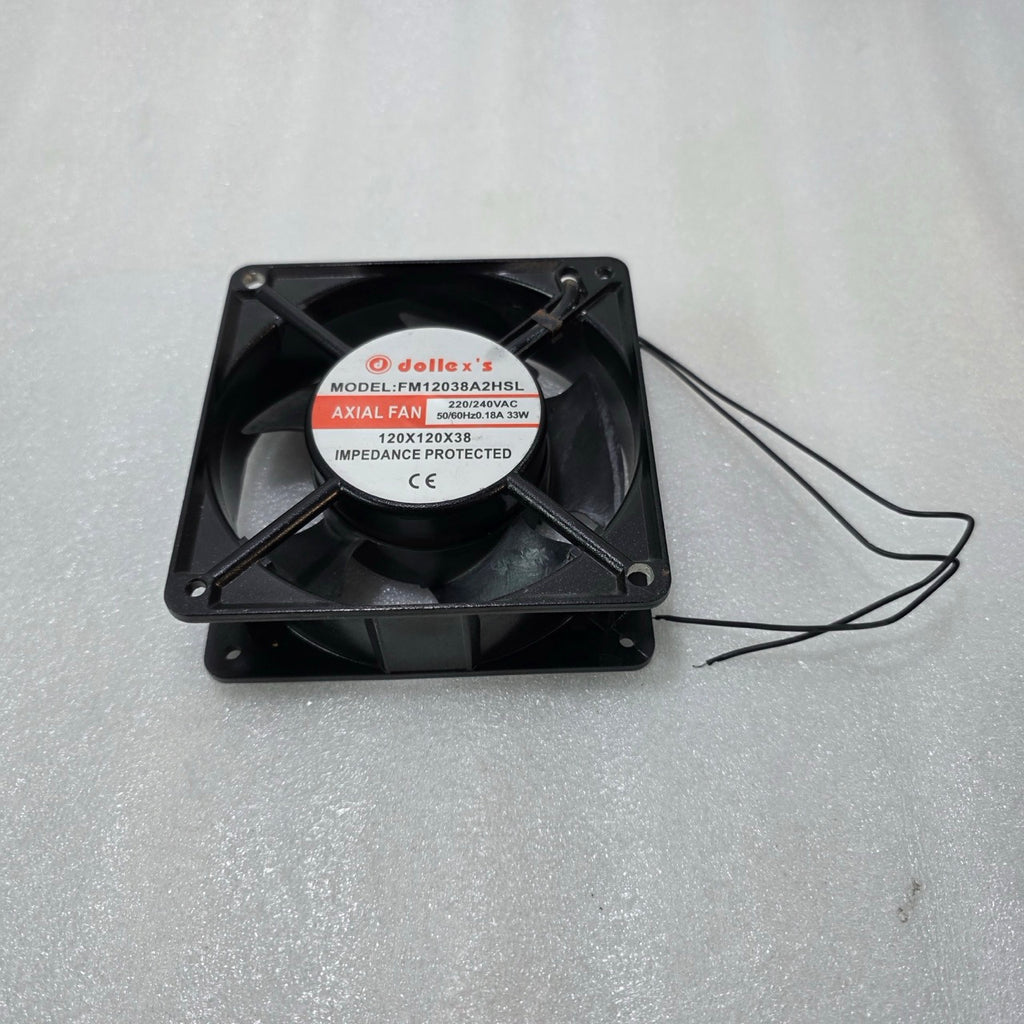 DOLLEX FM12038A2HSL AXIAL COOLING FAN 120X120X38MM | 220-240VAC | 33W | INDUSTRI
